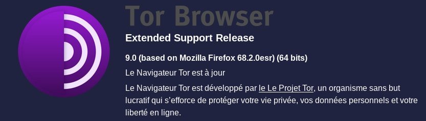 TOR Browser est sorti en version 9